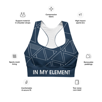 Longline sports bra