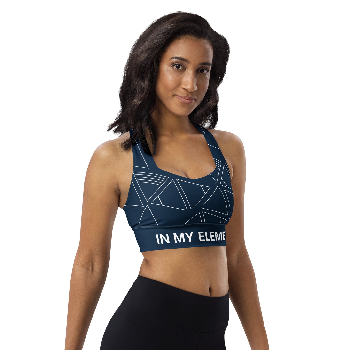 Longline sports bra