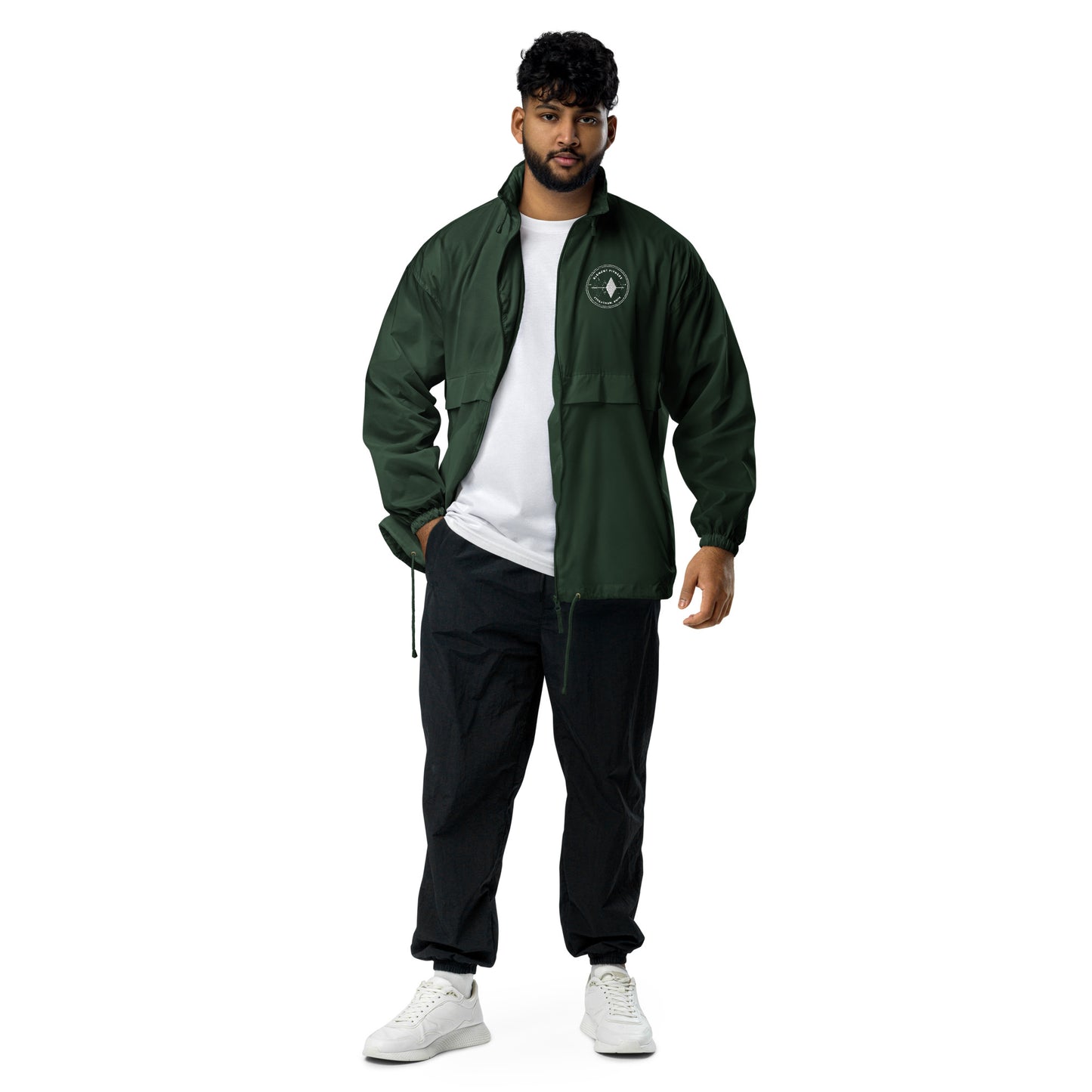 Unisex Reflections Emblem Windbreaker