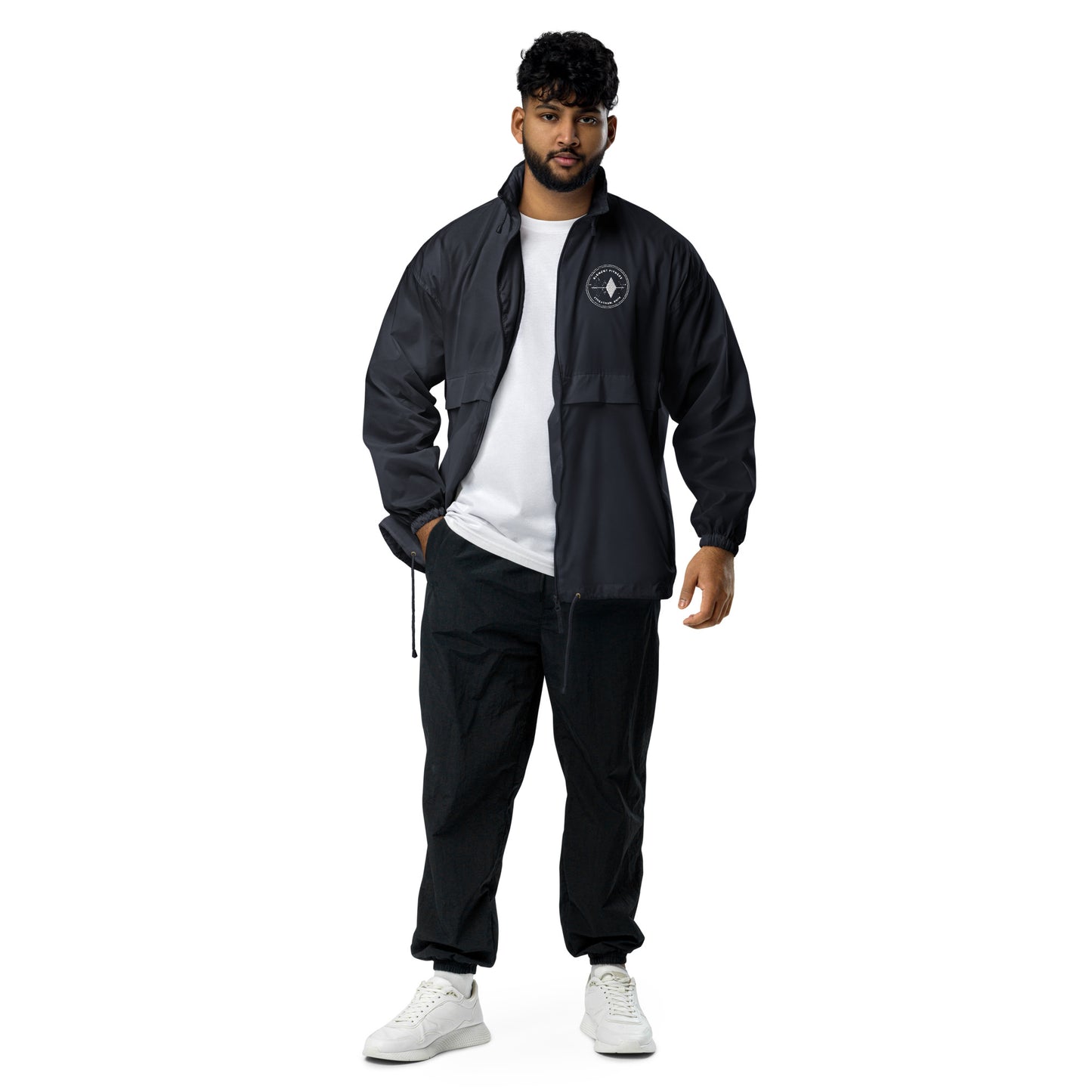 Unisex Reflections Emblem Windbreaker