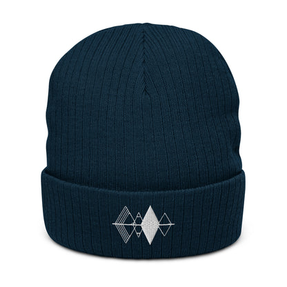 Reflection Ribbed Knit Beanie