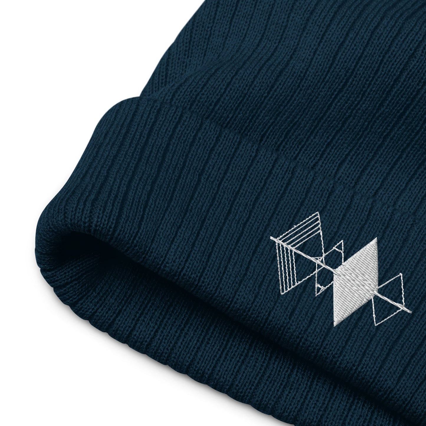 Reflection Ribbed Knit Beanie