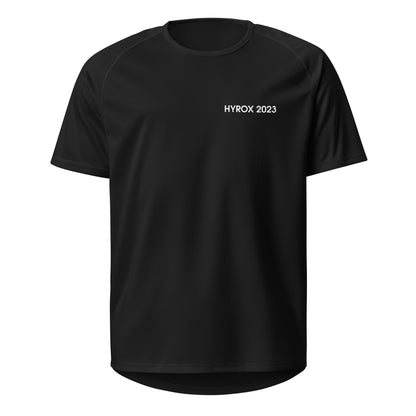 Unisex Sports T Shirt Black